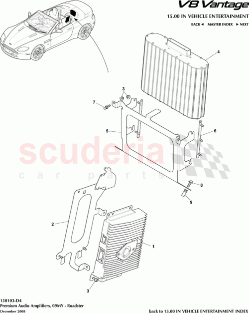 Part Diagram for Aston Martin 6G33-2519-AA