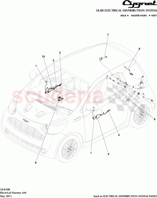 Part Diagram for Aston Martin AY2Y-14A205-AB