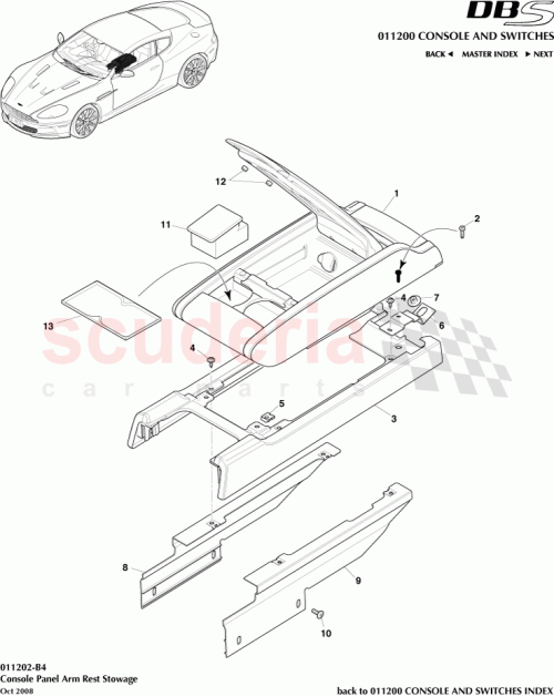Part Diagram for Aston Martin 8D33-045C76-ACW