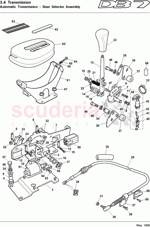 Part Diagram for Aston Martin 42-110719-AA