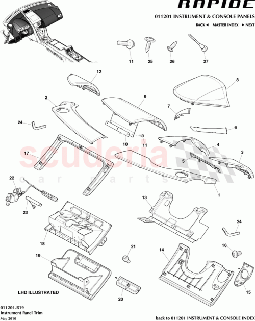 Part Diagram for Aston Martin AD43C043K92AAW