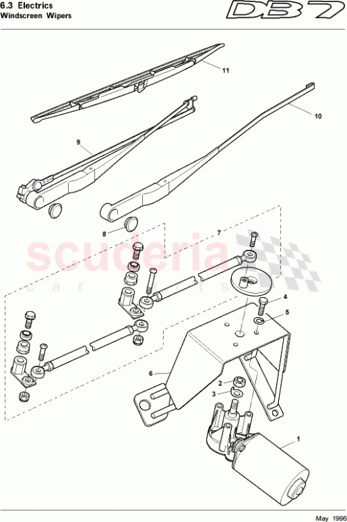 Part Diagram for Aston Martin 37-84232