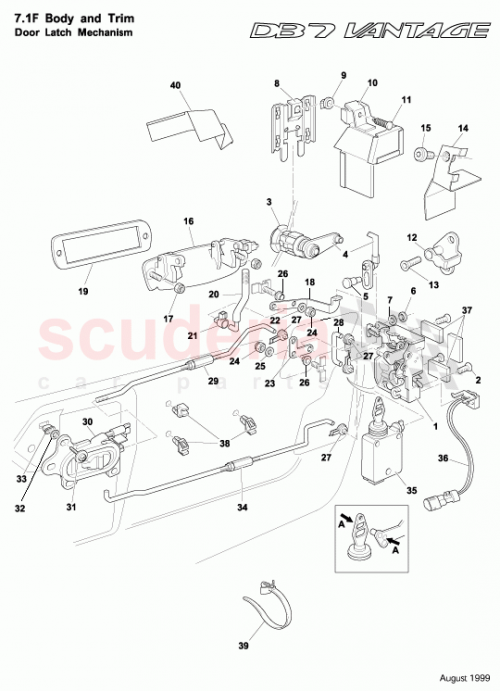 Part Diagram for Aston Martin 1R12-652123-AA