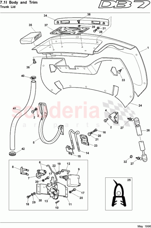 Part Diagram for Aston Martin 697450