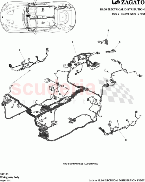 Part Diagram for Aston Martin CY83-14A005-AC