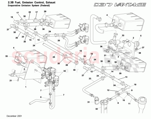 Part Diagram for Aston Martin 34-86249