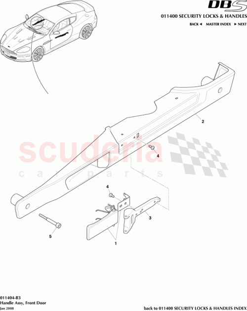 Part Diagram for Aston Martin 8D33-22616-AB
