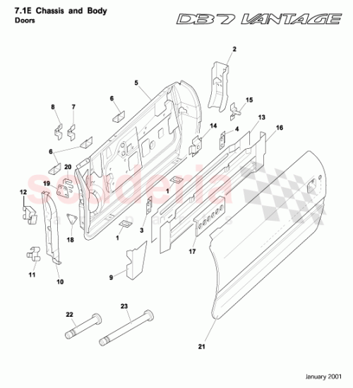 Part Diagram for Aston Martin 65-140075-AA