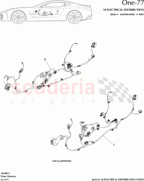 Part Diagram for Aston Martin AY93-14630-BB