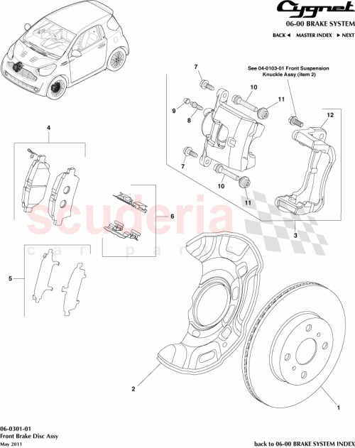 Part Diagram for Aston Martin 04465-74020
