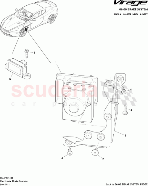 Part Diagram for Aston Martin 8G33106255AA