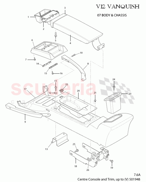 Part Diagram for Aston Martin 1R12-830923-AFW
