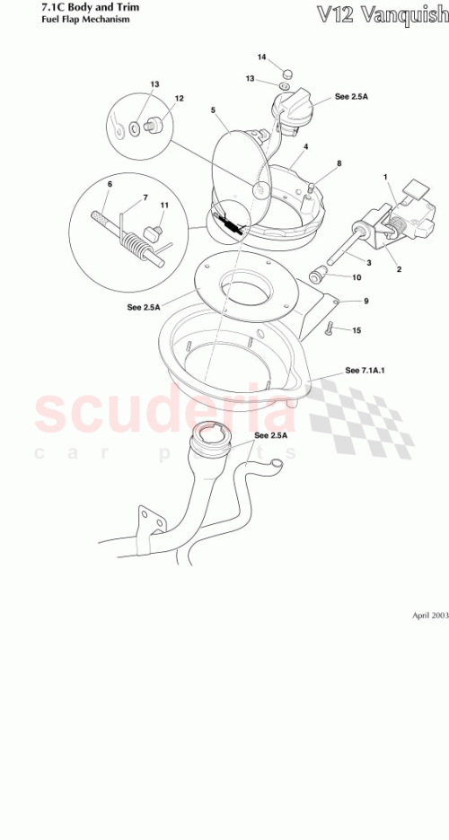 Part Diagram for Aston Martin 1R12-343294-AA
