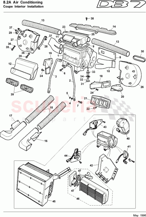 Part Diagram for Aston Martin 89-84288