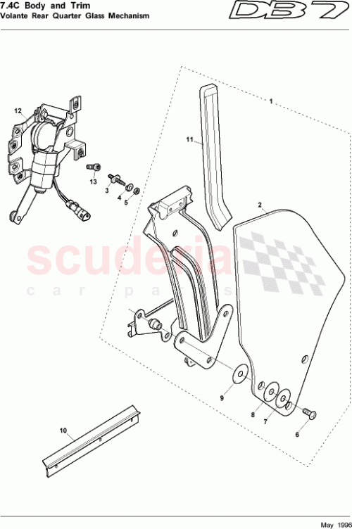 Part Diagram for Aston Martin 697617