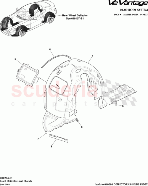 Part Diagram for Aston Martin AD23-166563-AD
