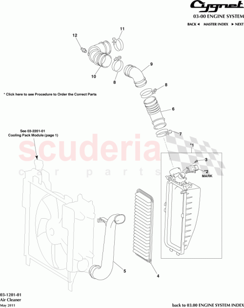 Part Diagram for Aston Martin 17751-47040