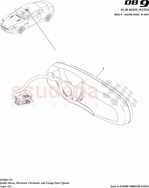 Part Diagram for Aston Martin 7G43-17700-CD
