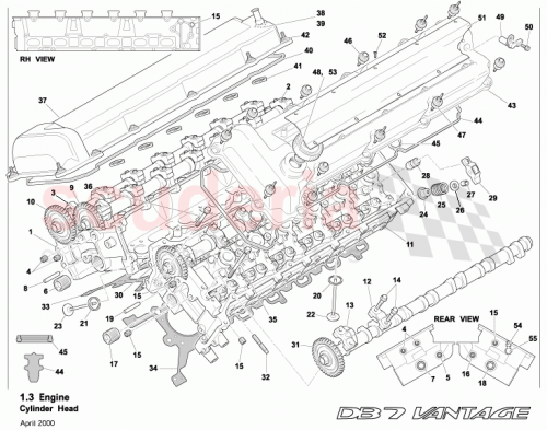 Part Diagram for Aston Martin 06-85042
