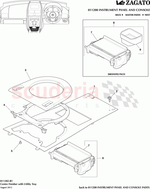Part Diagram for Aston Martin CY83-043K78-BA
