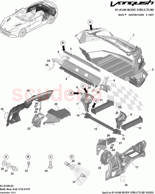 Part Diagram for Aston Martin ED33-L10514-AB