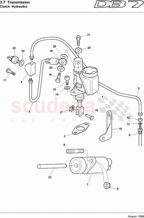 Part Diagram for Aston Martin 33-83080