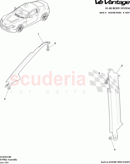 Part Diagram for Aston Martin 6G33-24571-BA