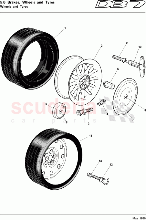 Part Diagram for Aston Martin 36-84683