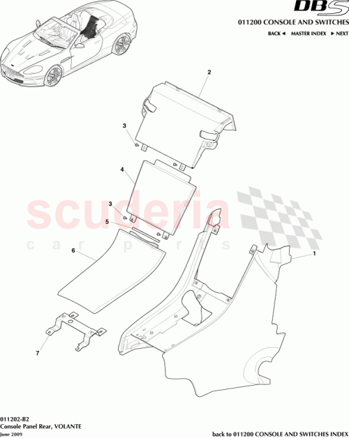 Part Diagram for Aston Martin BG43L045A12AAW