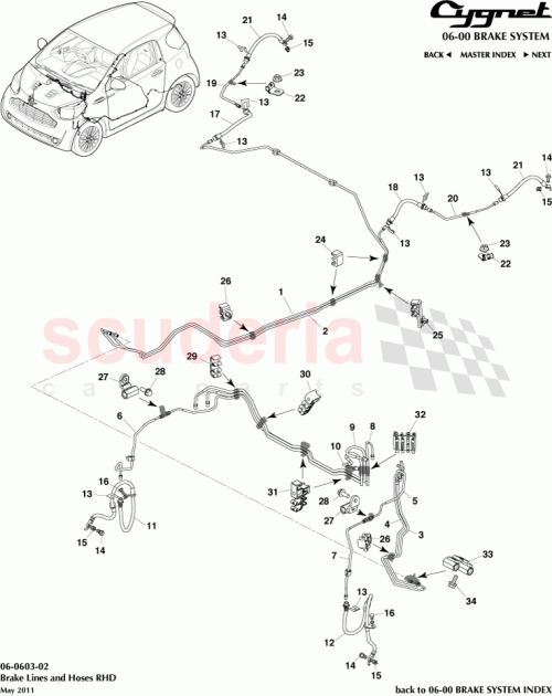Part Diagram for Aston Martin 47317-74020