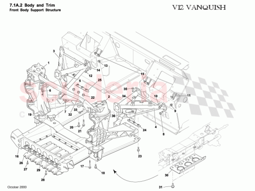 Part Diagram for Aston Martin 1R12-161016-AA