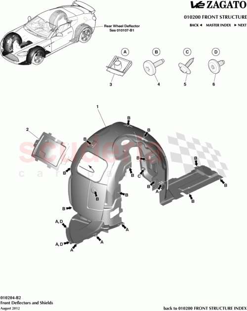 Part Diagram for Aston Martin CY83-166563-BA