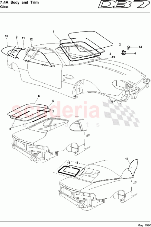 Part Diagram for Aston Martin 76-90253