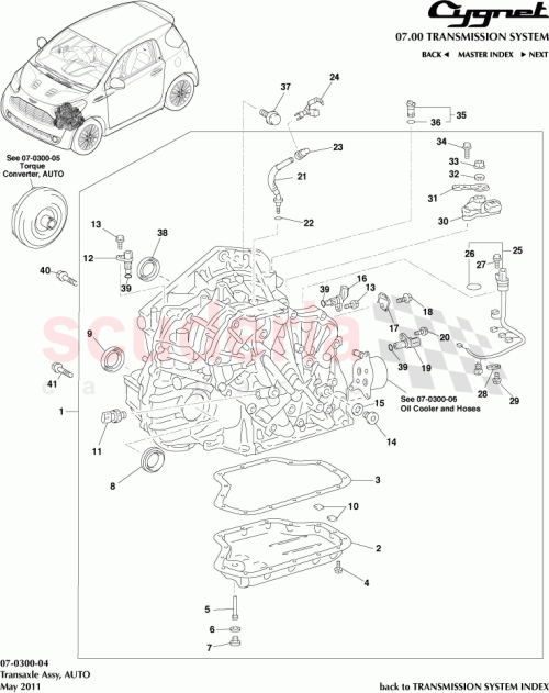 Part Diagram for Aston Martin 91551-80612