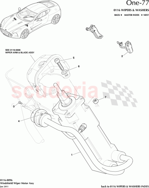 Part Diagram for Aston Martin 12023-03-7742-AA