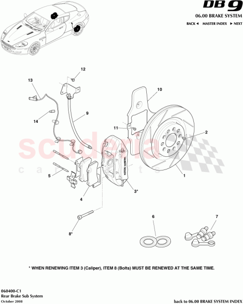 Part Diagram for Aston Martin 7G43-2C562-AA