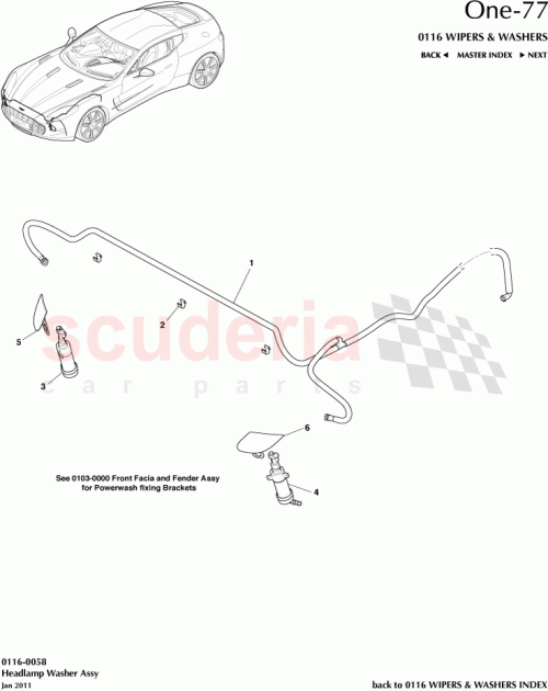 Part Diagram for Aston Martin AY93-13C025-AA