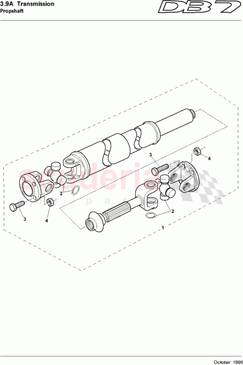Part Diagram for Aston Martin 31-111148-AA