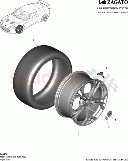 Part Diagram for Aston Martin AY2Y-7042-AA