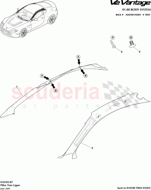 Part Diagram for Aston Martin 6G33-29012-JA