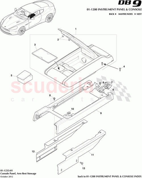 Part Diagram for Aston Martin CG43-045C76-AGW
