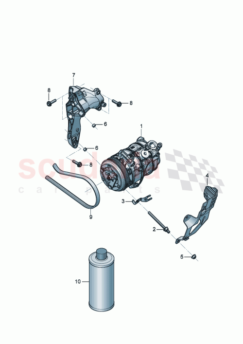 Part Diagram for Bentley 971260601L