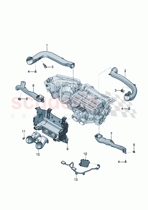 Part Diagram for Bentley 3SC 819 655