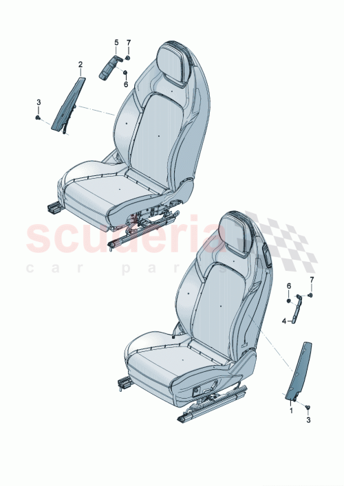Part Diagram for Bentley 3SA881570B