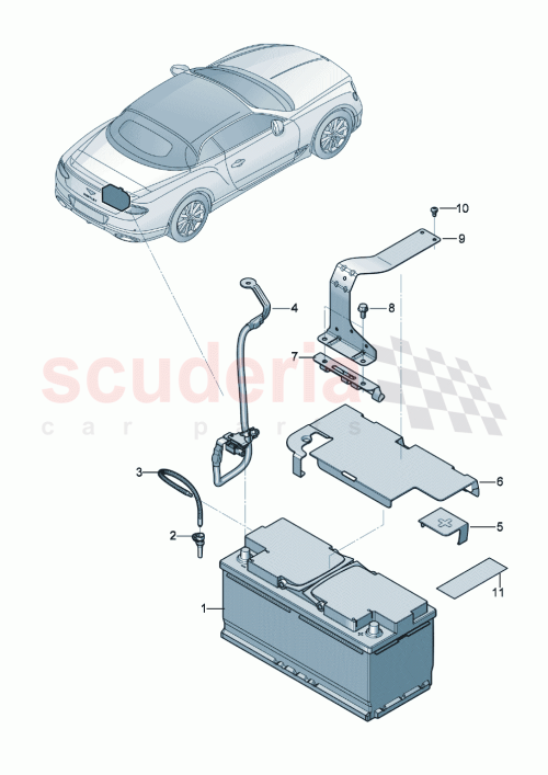 Part Diagram for Bentley 971915319