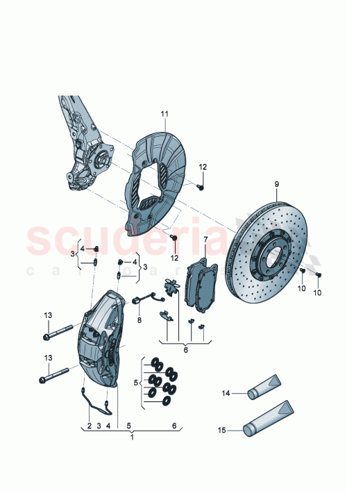 Part Diagram for Bentley 3SA615123J