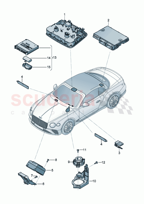 Part Diagram for Bentley 992035286B