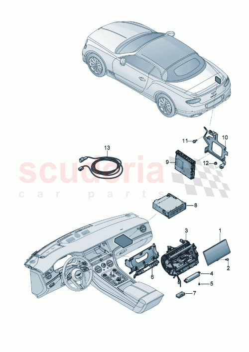Part Diagram for Bentley 3SA035897B
