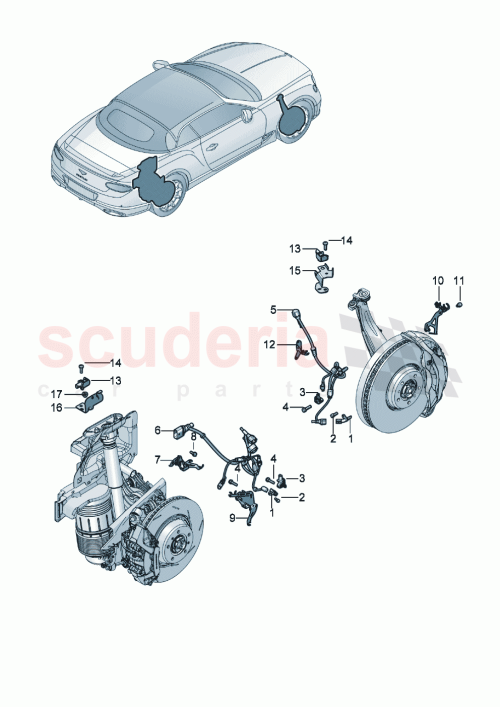 Part Diagram for Bentley N91079301