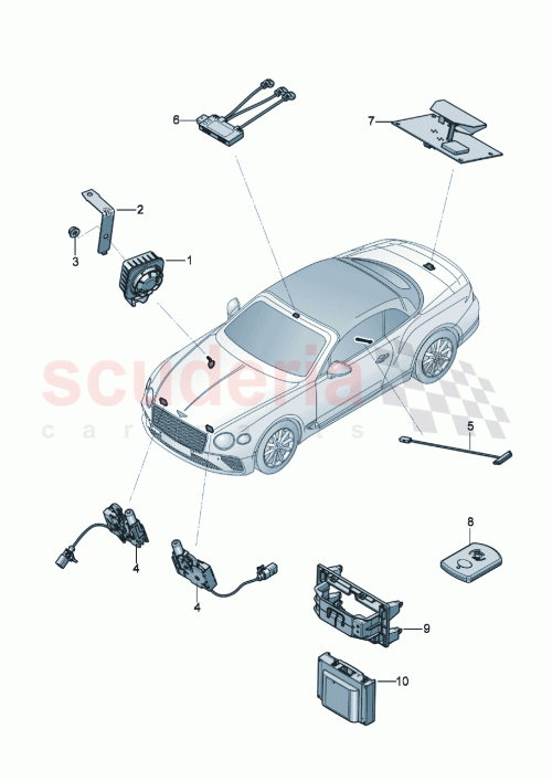 Part Diagram for Bentley 9Y0862077D